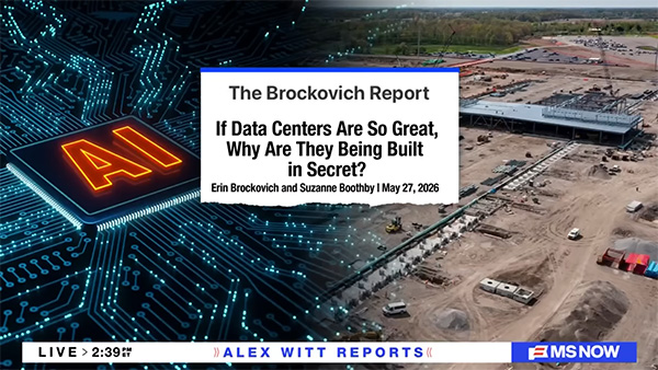 Erin Brockovich data centers